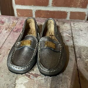 The Original Car Shoe, metallic loafer